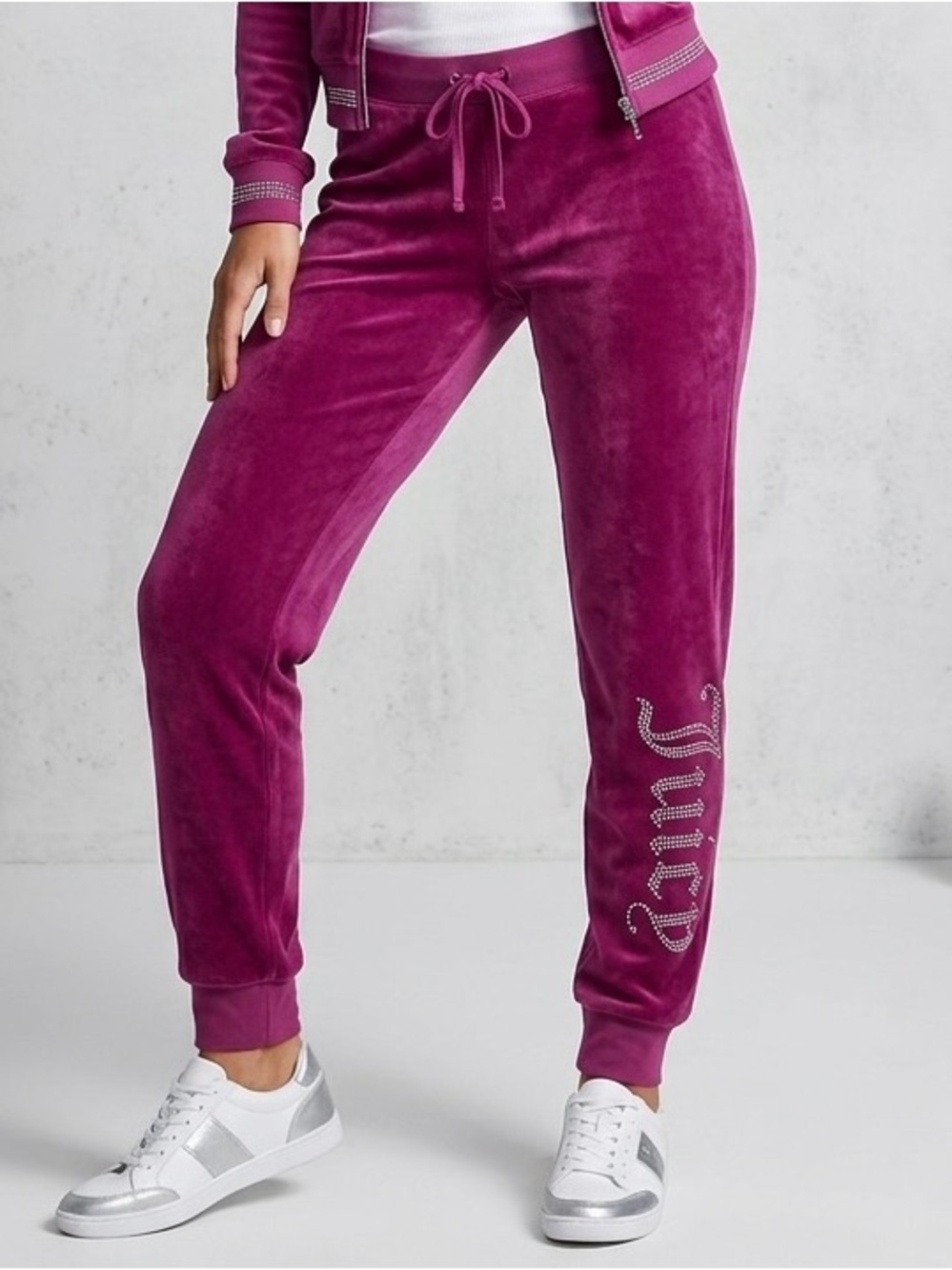 Juicy Couture Hot Pink Velour Waistband